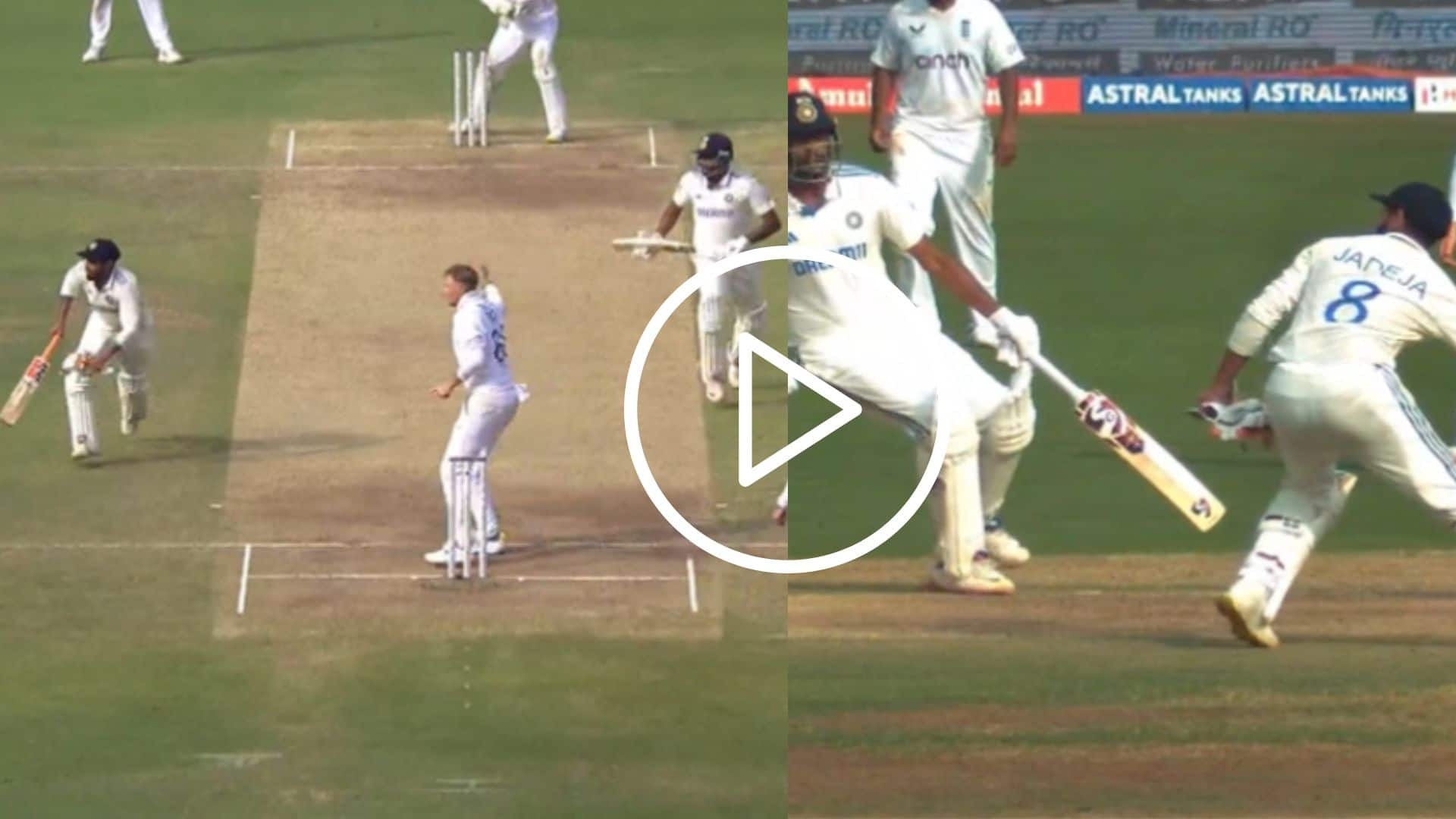 [Watch] Jadeja & Ashwin Involved In A 'Horrible' Mix-Up That Leads To A Shocking Run Out